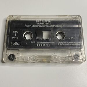 Eric Clapton - Slowhand Cassette Tape - Classic Rock Blues Vintage 1977
